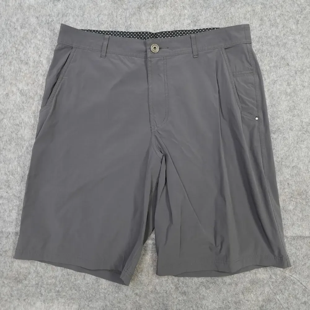 Lululemon Shorts Mens 36 Performance 9" Gray Stretch Pockets Golf Preppy